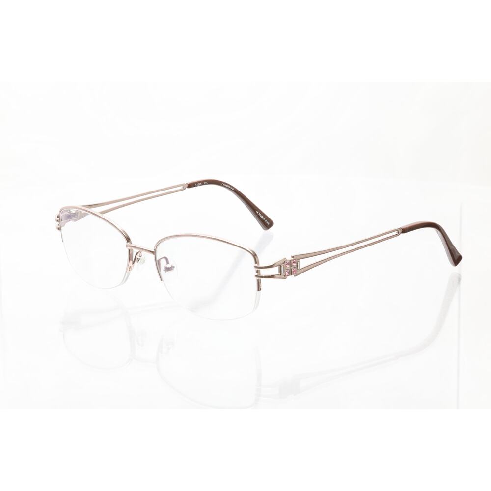 Wittnauer Iridessa Champagne 54-17-135mm Eyeglasses FRAMES ONLY - GOOD CONDITION